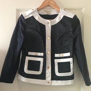 MICHAEL Michael Kors Navy & White Blazer